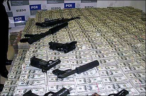 drugs money-and-arms-in-Mexico