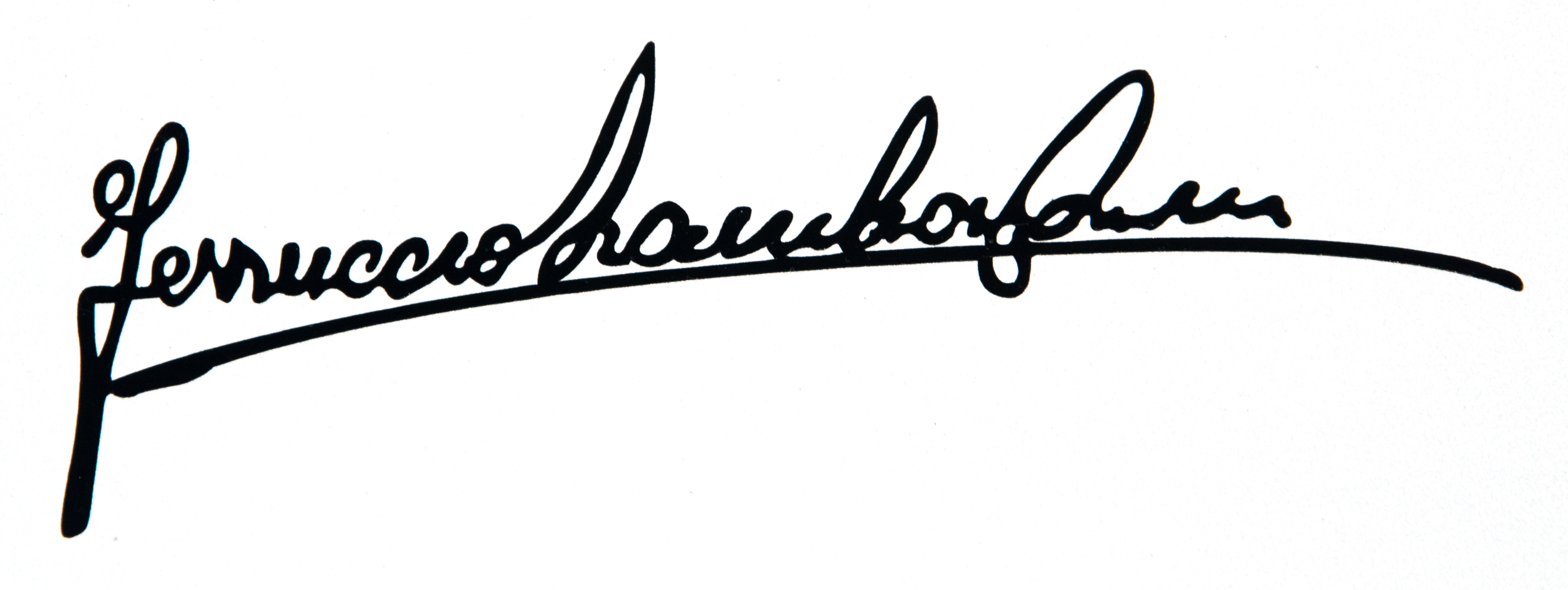 Ferruccio Lamborghini signature