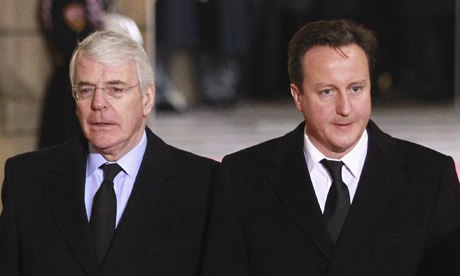 John Major and David Cameron